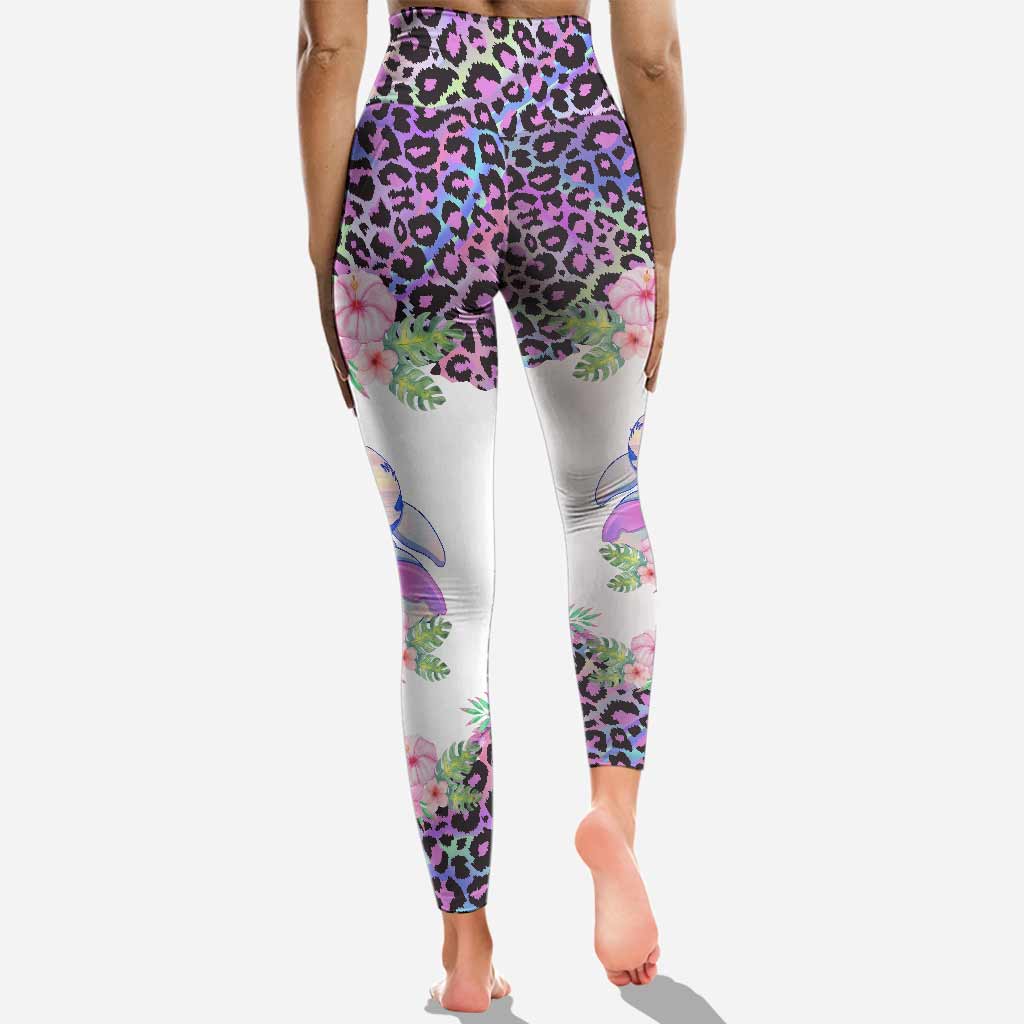 Personalized Love Ohana Hoodie and Leggings Set for Her