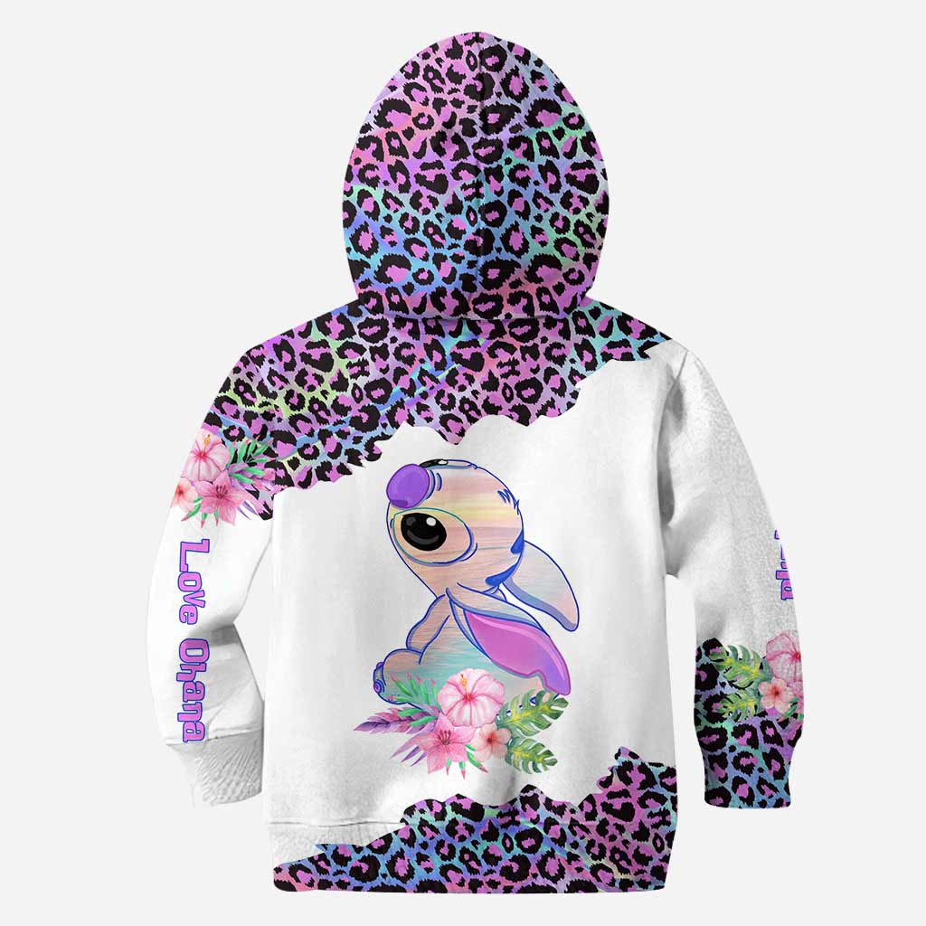 Personalized Love Ohana Hoodie and Leggings Set for Her
