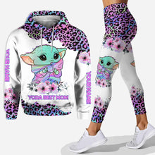 Load image into Gallery viewer, Personalized Yoda Best Mom Hoodie and Leggings Set Gift
