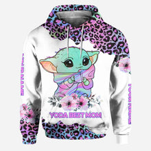 Load image into Gallery viewer, Personalized Yoda Best Mom Hoodie and Leggings Set Gift
