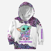 Load image into Gallery viewer, Personalized Yoda Best Mom Hoodie and Leggings Set Gift
