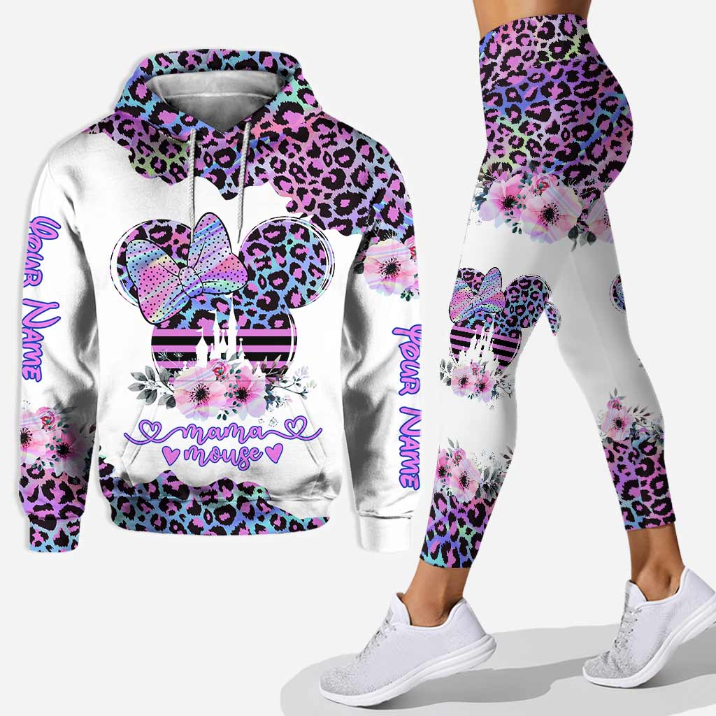 Personalized Mama Mouse Hoodie and Leggings Set for Mom