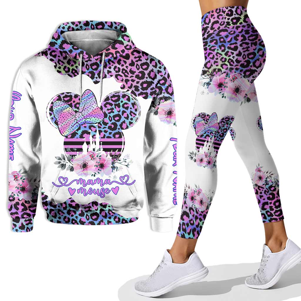 Personalized Mama Mouse Hoodie and Leggings Set for Mom