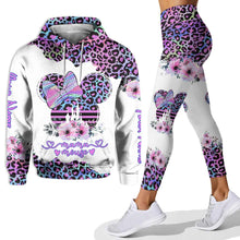 Load image into Gallery viewer, Personalized Mama Mouse Hoodie and Leggings Set for Mom
