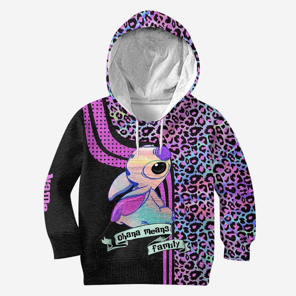 Personalized Ohana Means Family Hoodie and Leggings Set for Family