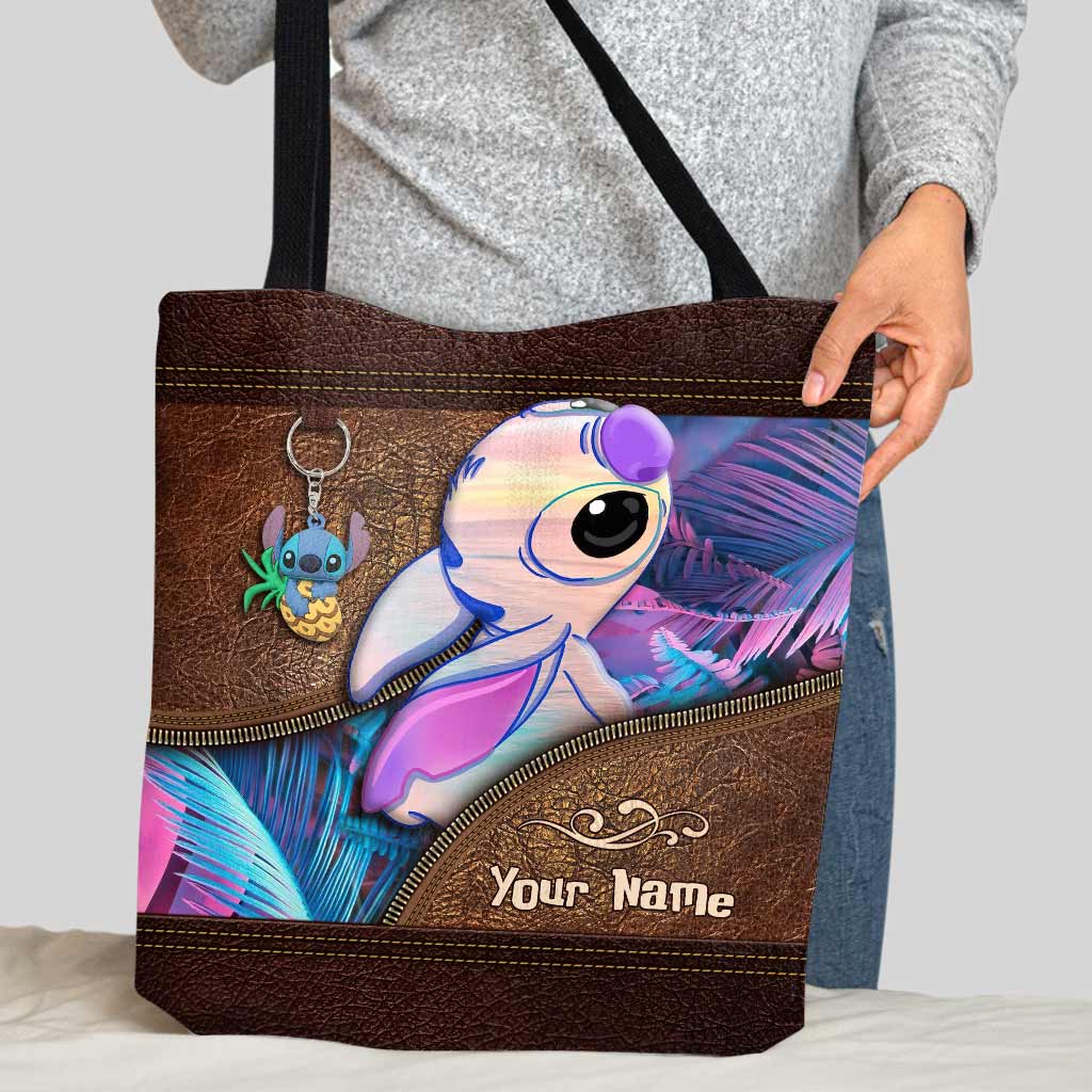 Personalized Hologram Tote Bag Custom Name Gift for Mom