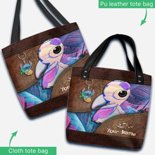 Load image into Gallery viewer, Personalized Hologram Tote Bag Custom Name Gift for Mom
