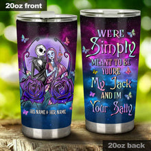 Load image into Gallery viewer, Personalized Nightmare Tumbler Unique Couple Gift Custom Name 20oz
