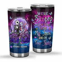 Load image into Gallery viewer, Personalized Nightmare Tumbler Unique Couple Gift Custom Name 20oz
