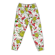 Load image into Gallery viewer, Personalized Christmas Pajamas Set with Grinch Design for Kids and Family
