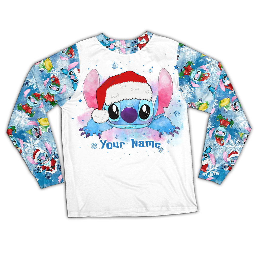 Personalized Christmas Pajamas Set for Family with Name