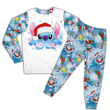 Load image into Gallery viewer, Personalized Christmas Pajamas Set for Family with Name

