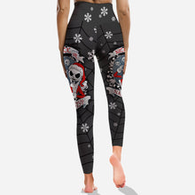 Load image into Gallery viewer, Personalized Nice or Naughty Christmas Hoodie &amp; Leggings Set for Women
