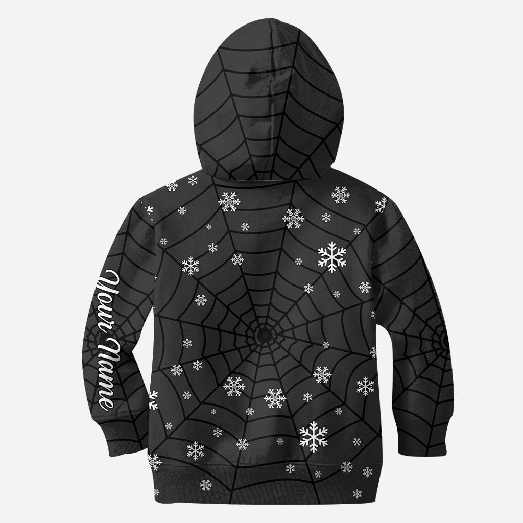 Personalized Nice or Naughty Christmas Hoodie & Leggings Set for Women