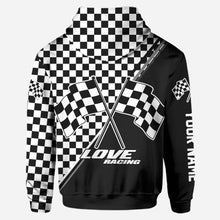Load image into Gallery viewer, Personalized Racing Hoodie and Leggings Set Custom Name Gift
