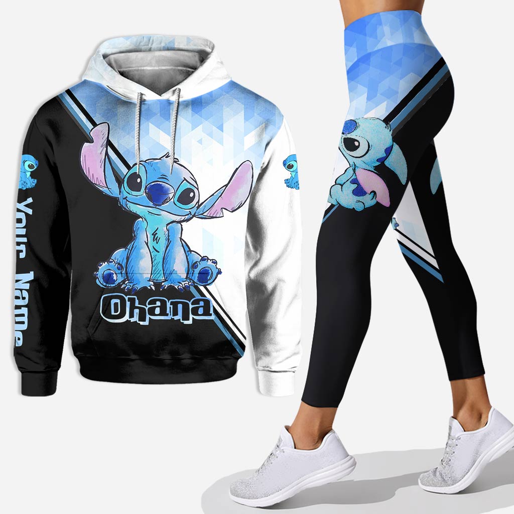 Personalized Ohana Hoodie and Leggings Custom Name Gift