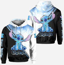 Load image into Gallery viewer, Personalized Ohana Hoodie and Leggings Custom Name Gift
