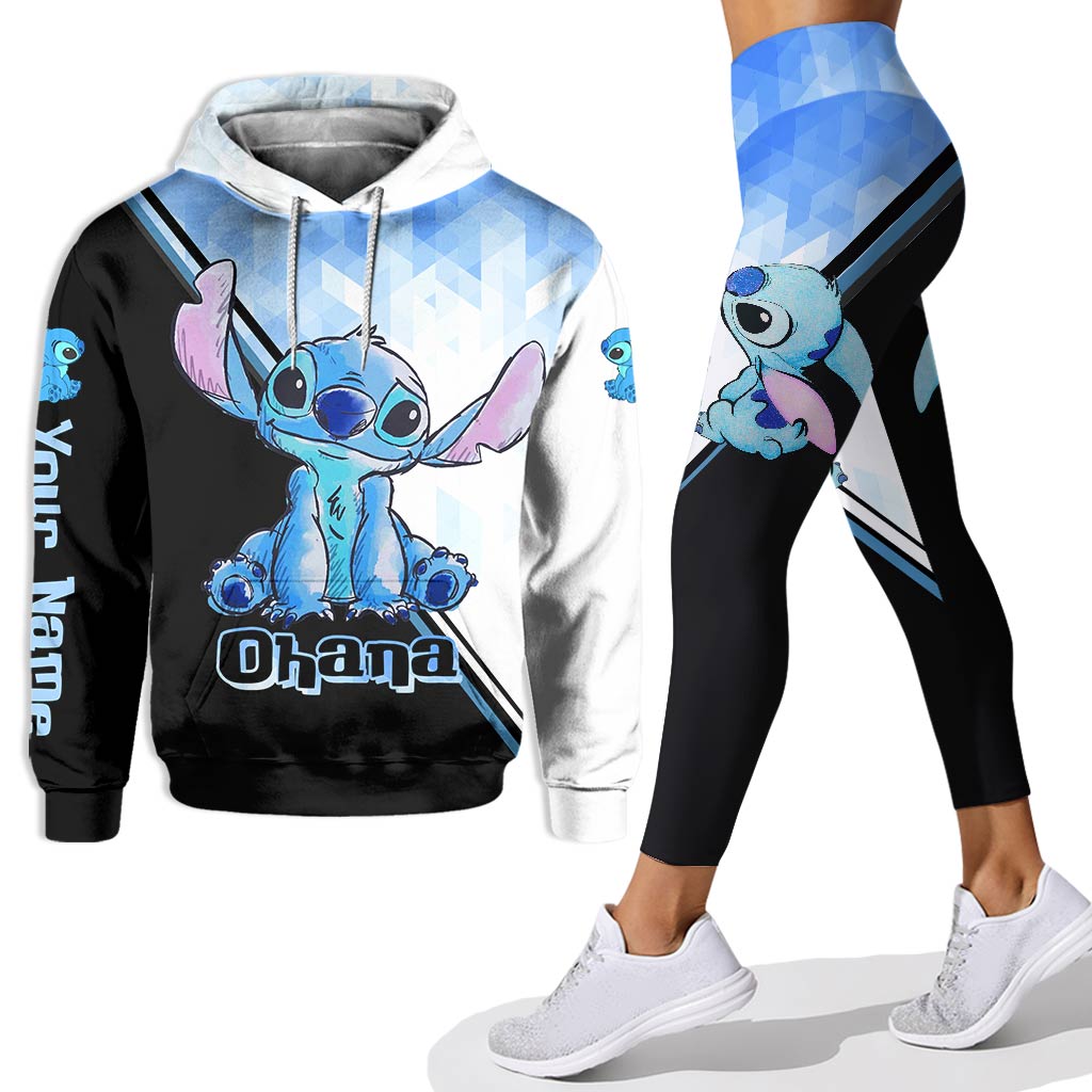 Personalized Ohana Hoodie and Leggings Custom Name Gift