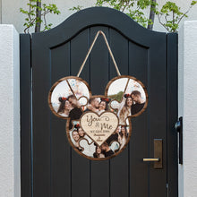 Load image into Gallery viewer, Personalized Couple Mouse Wood Sign with Names - Custom Gift for Valentine's Day, Wedding, Anniversary
