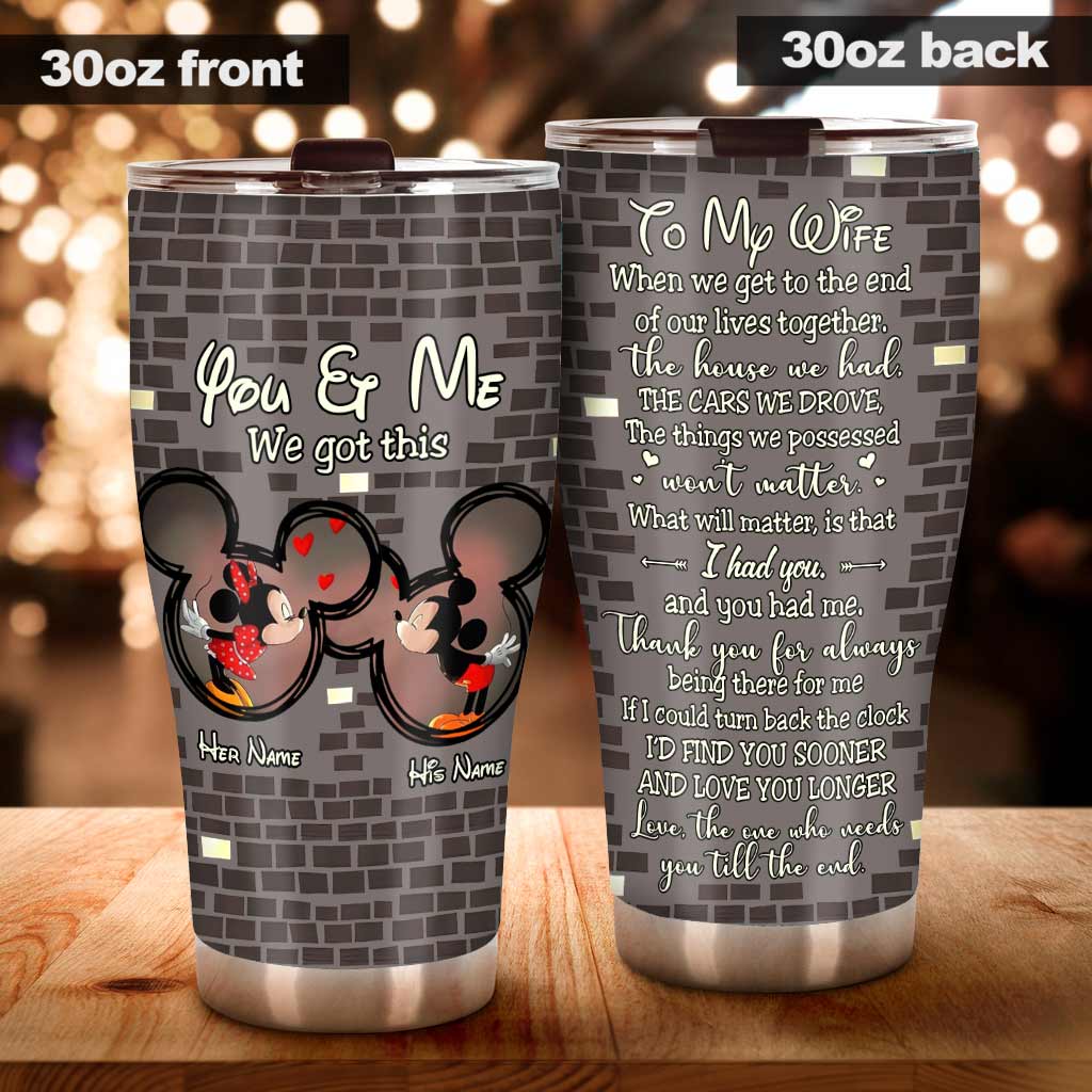 Personalized Tumbler for Wife Custom Name Gift Idea