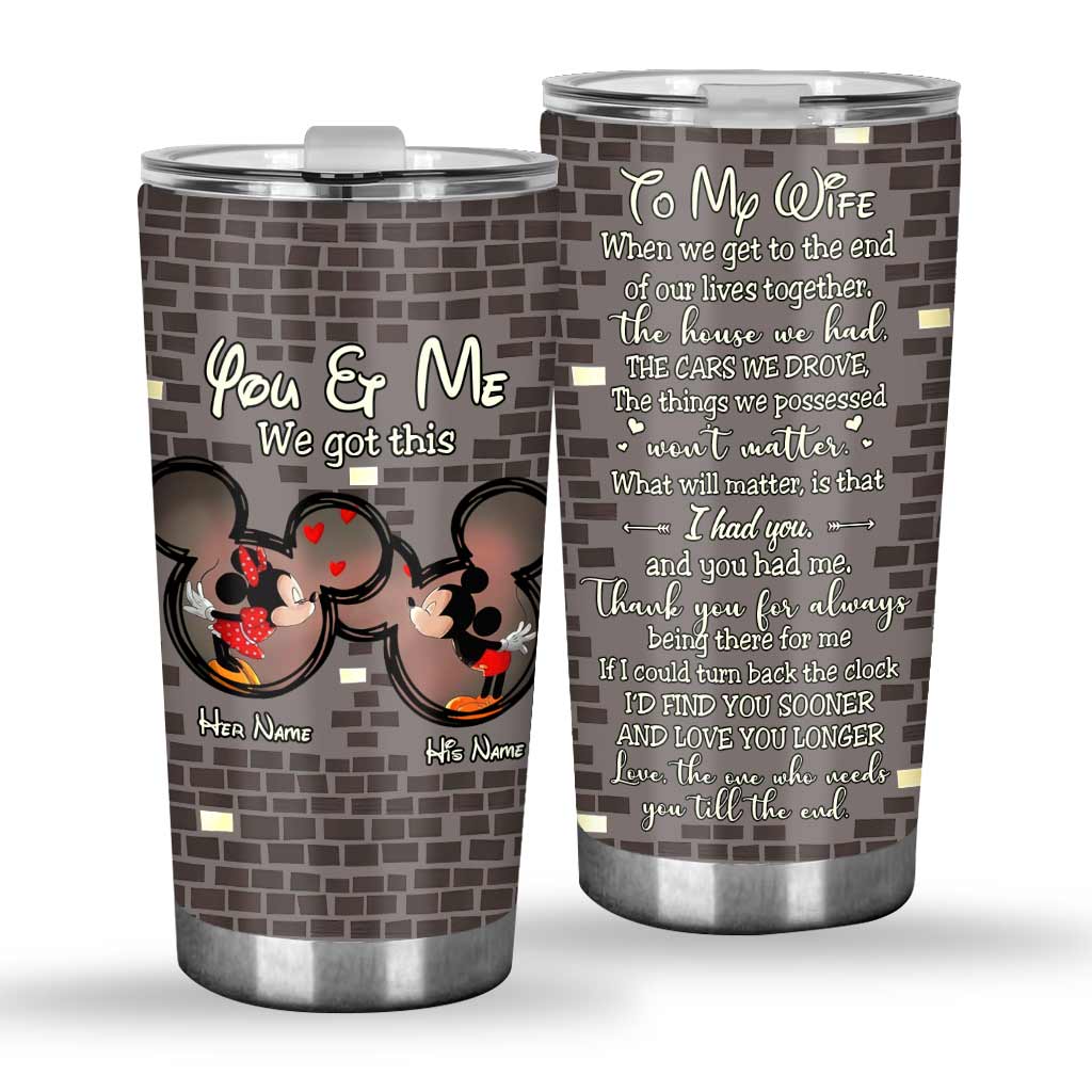 Personalized Tumbler for Wife Custom Name Gift Idea