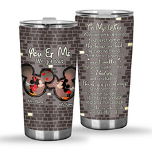 Load image into Gallery viewer, Personalized Tumbler for Wife Custom Name Gift Idea
