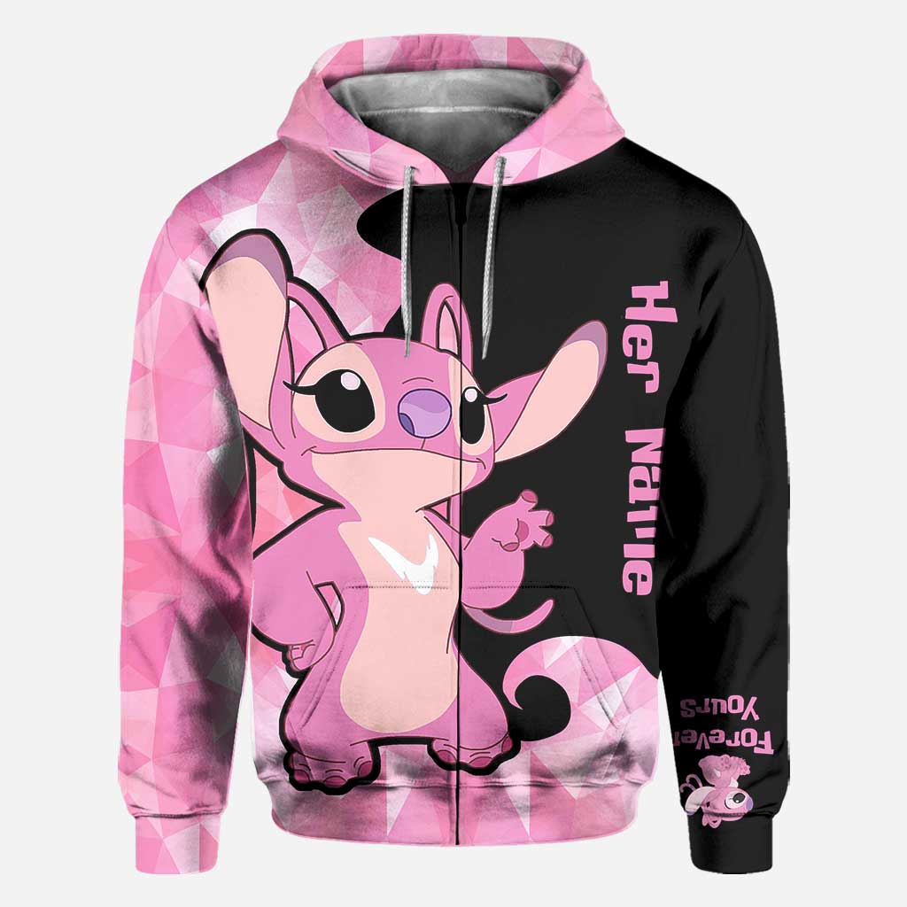 Personalized Couple Ohana Hoodies Custom Name Gift