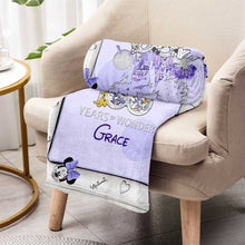 Load image into Gallery viewer, Personalized 100 Years of Wonder Mouse Blanket Gift for Kids

