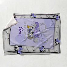 Load image into Gallery viewer, Personalized 100 Years of Wonder Mouse Blanket Gift for Kids
