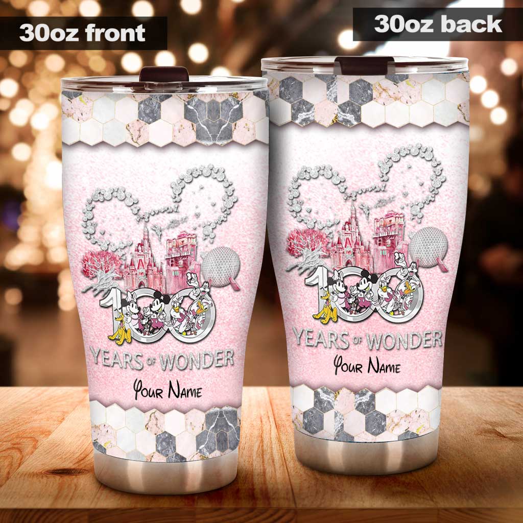Personalized 100 Years of Magic Tumbler Custom Name Gift