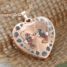 Load image into Gallery viewer, Personalized Heart Pendant Necklace Custom Couple Gift for Wife
