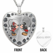 Load image into Gallery viewer, Personalized Heart Pendant Necklace Custom Couple Gift for Wife
