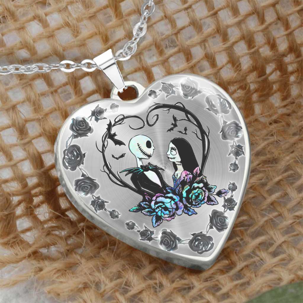 Personalized Heart Pendant Necklace for Couples with Custom Design