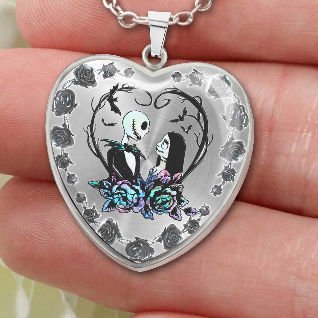 Personalized Heart Pendant Necklace for Couples with Custom Design