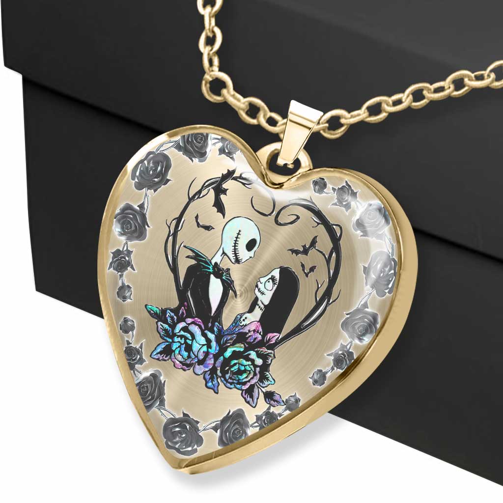 Personalized Heart Pendant Necklace for Couples with Custom Design