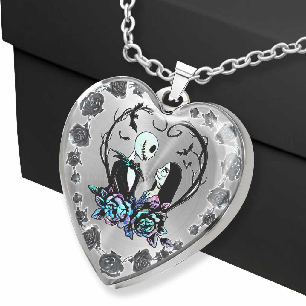 Personalized Heart Pendant Necklace for Couples with Custom Design