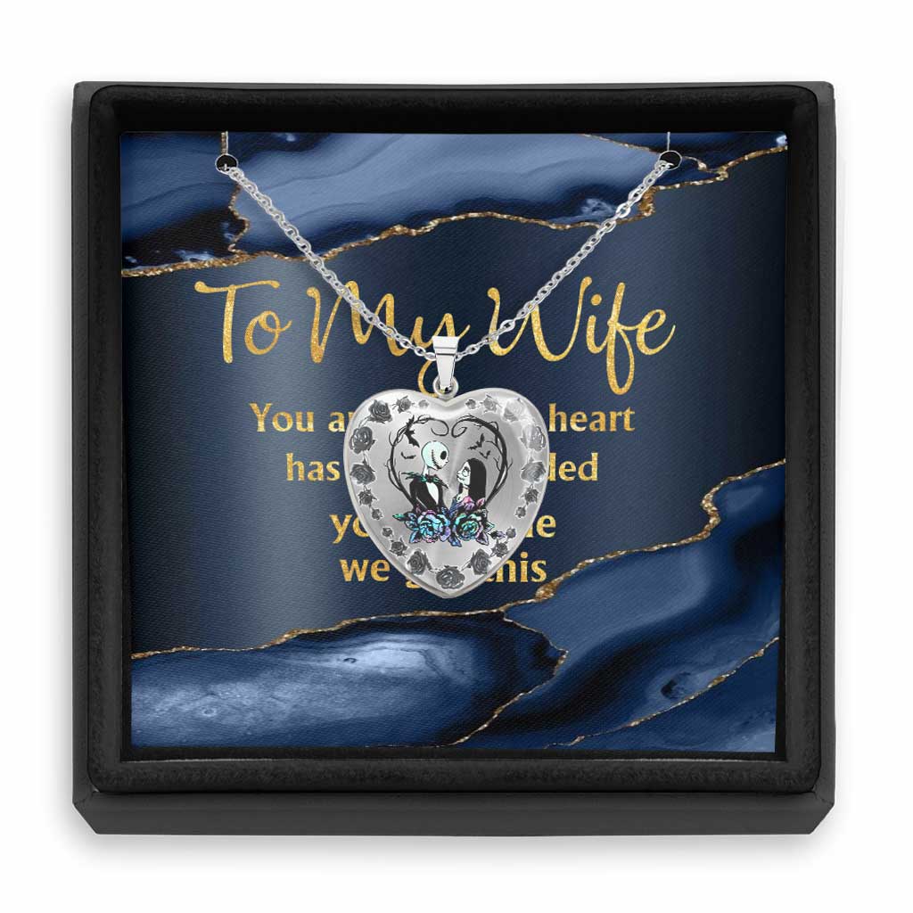 Personalized Heart Pendant Necklace for Couples with Custom Design