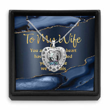 Load image into Gallery viewer, Personalized Heart Pendant Necklace for Couples with Custom Design
