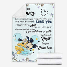 Load image into Gallery viewer, Personalized Disney Blanket for Mom with Custom Name | Mother's Day Gift
