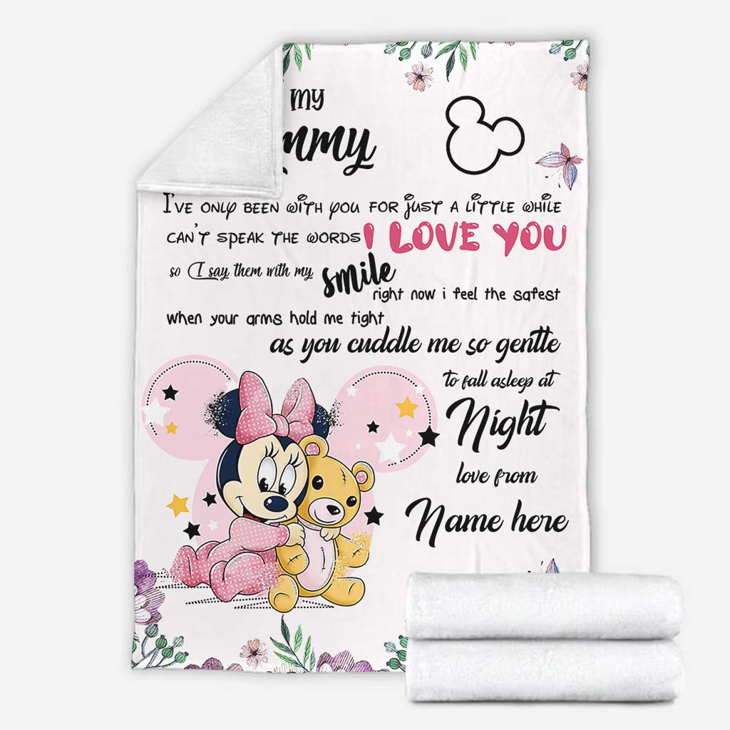 Personalized Disney Blanket for Mom with Custom Name | Mother's Day Gift