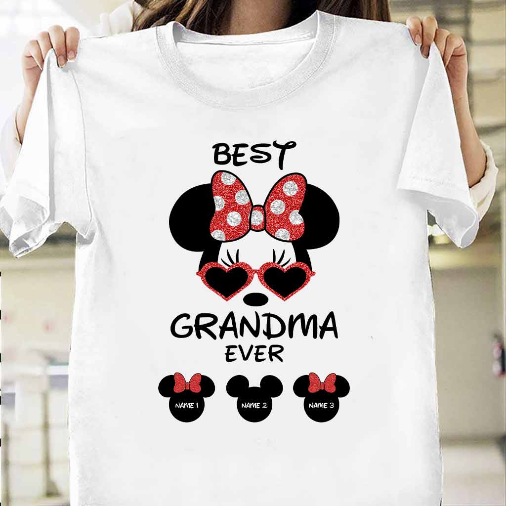 Personalized Best Grandma Ever T-shirt & Hoodie with Custom Names
