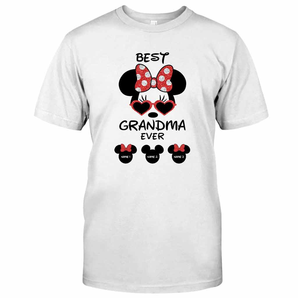 Personalized Best Grandma Ever T-shirt & Hoodie with Custom Names
