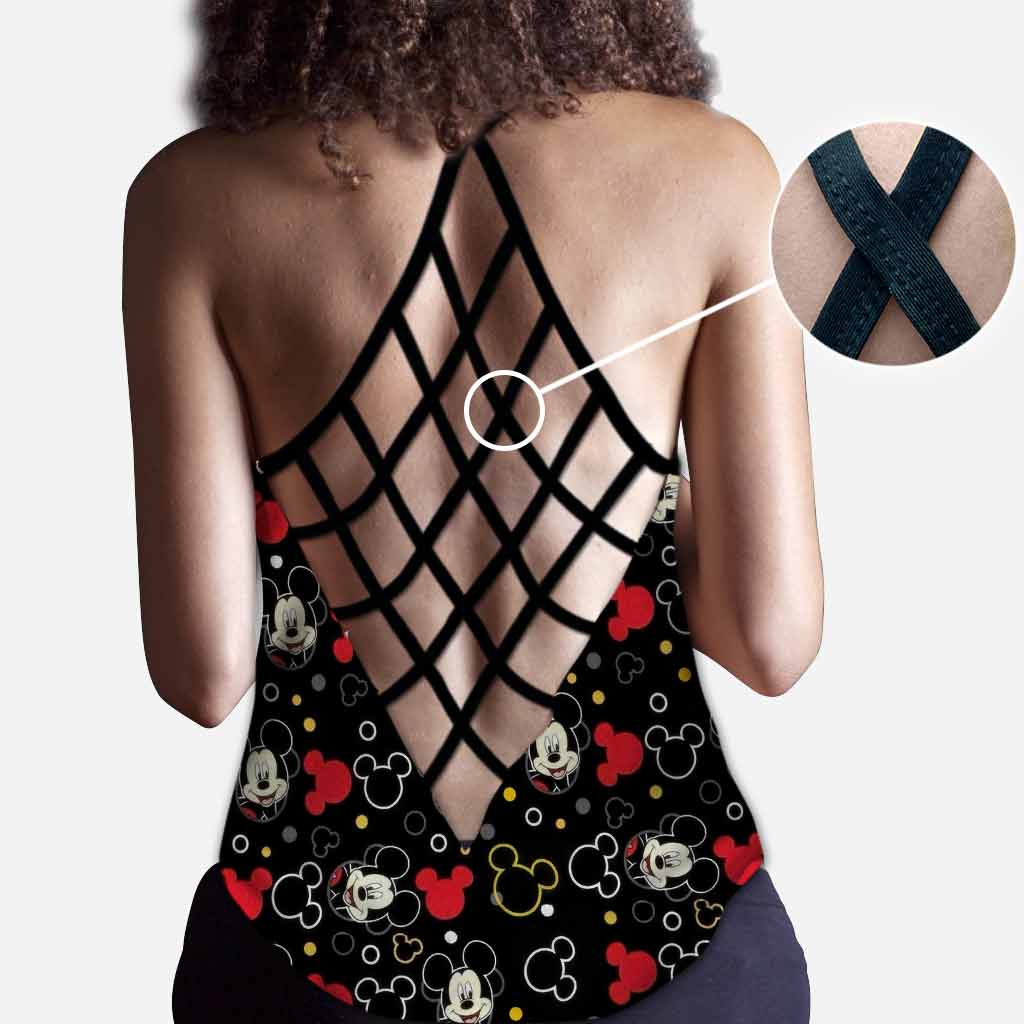 Personalized Mickey Mouse Cross Tank Top Custom Name Summer Gift