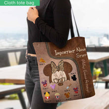Load image into Gallery viewer, Personalized Grandma Tote Bag with Custom Names Fun Design

