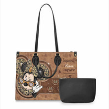 Load image into Gallery viewer, Personalized Leather Handbag Cute Nana Gift for Mom
