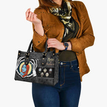 Load image into Gallery viewer, Personalized Mother's Day Leather Handbag Unique Horror Design Gift
