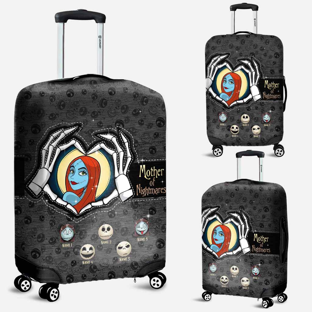 Personalized Nightmare Luggage Cover Custom Name Gift for Mom