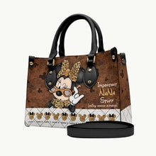 Load image into Gallery viewer, Personalized Grandma Leather Handbag Unique Gift for Nana
