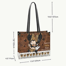 Load image into Gallery viewer, Personalized Grandma Leather Handbag Unique Gift for Nana

