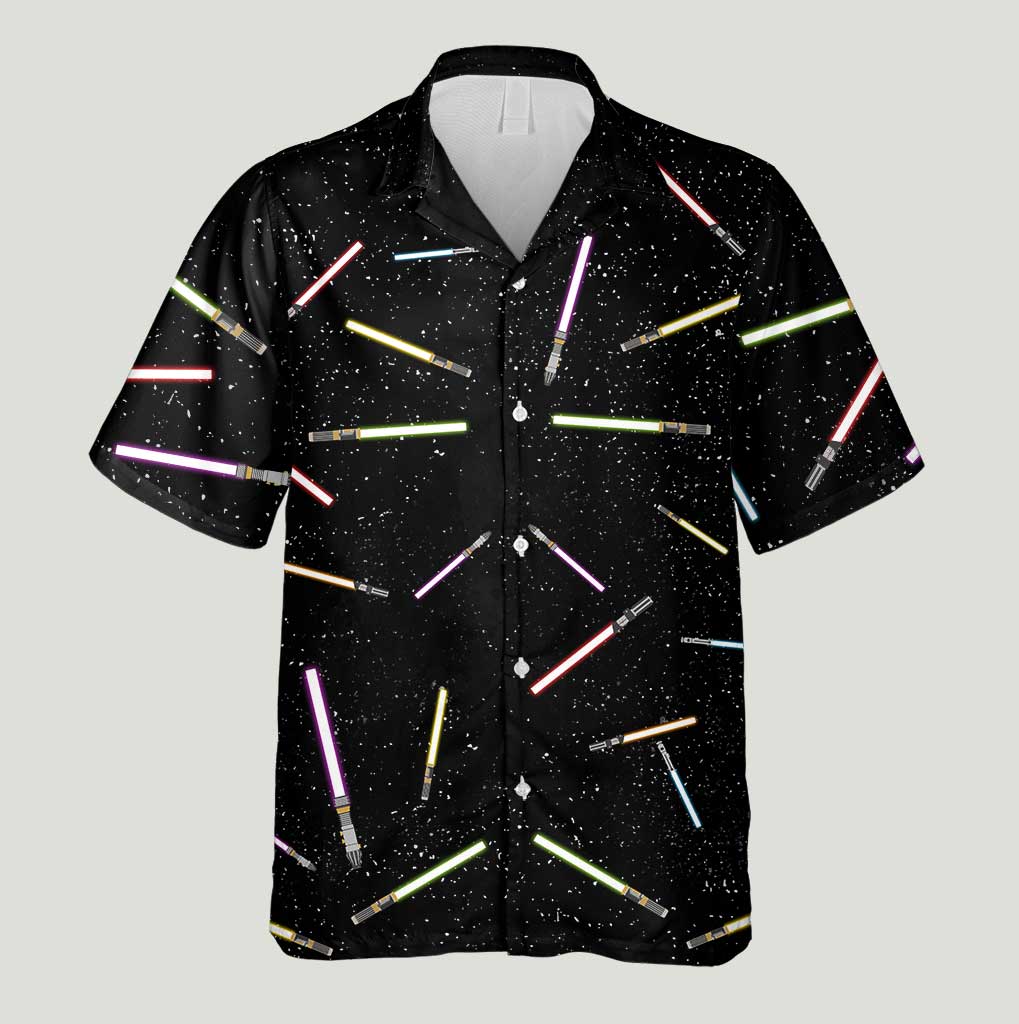 Personalized Hawaiian Shirt for Dad - Best Dad in the Galaxy Gift